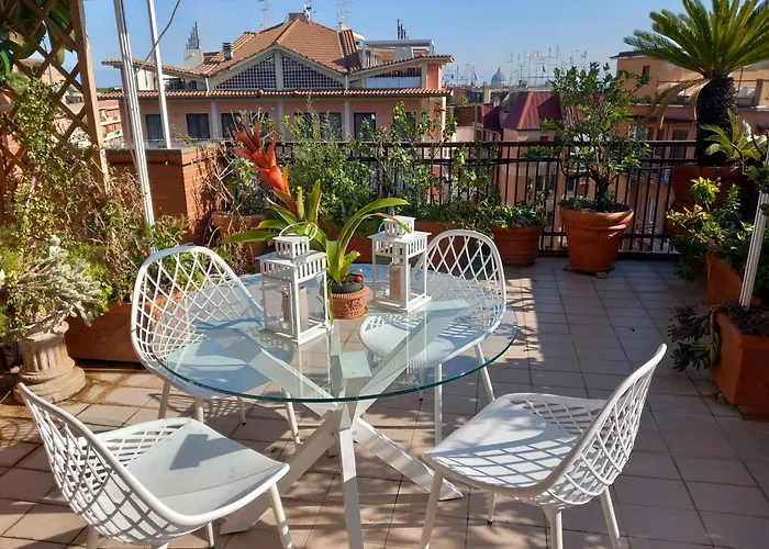St Peter's View Penthouse 300 Mt Metro A Stop Appartement Rome