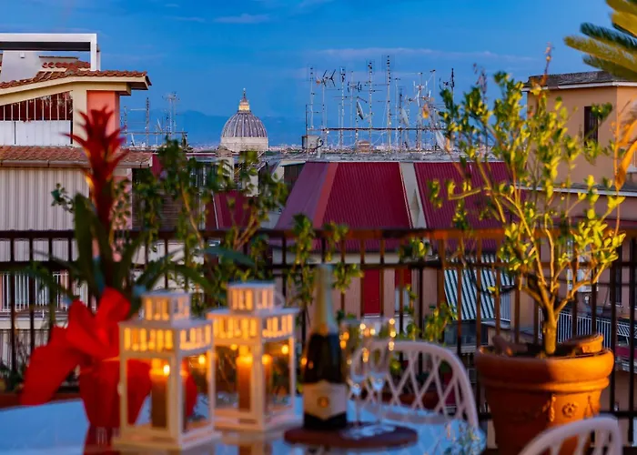 Appartement St Peter's View Penthouse 300 Mt Metro A Stop Rome
